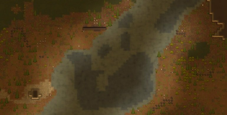 Rimworld мод Wide Rivers
